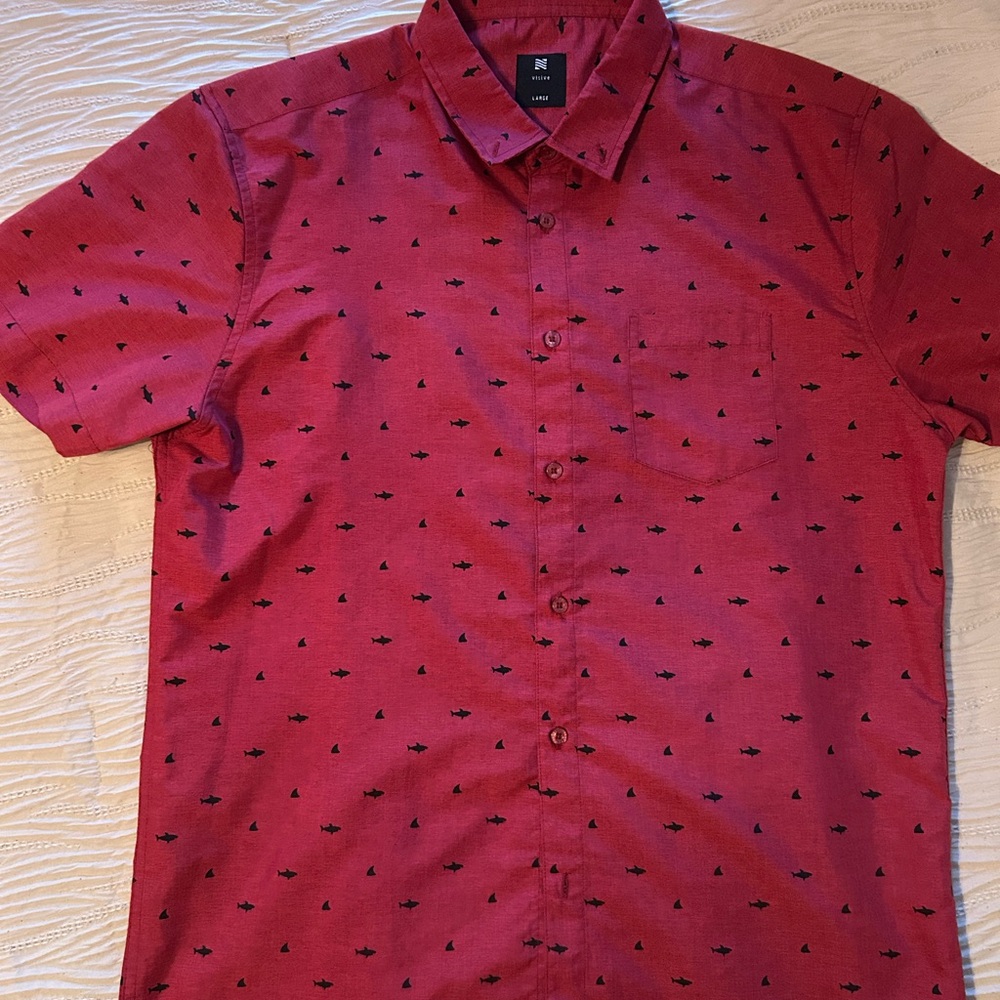 Men's Visive short sleeve button-up shirt